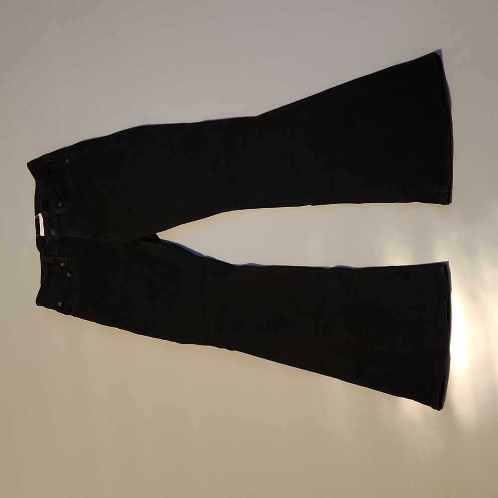 Levi's Black flare legs jeans